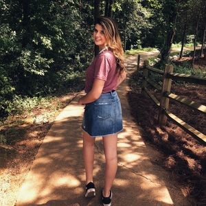 Flying Monkey Jean Skirt Size 29